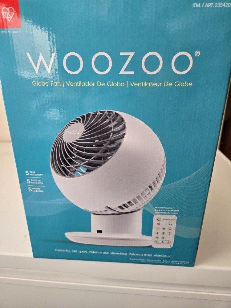 WooZoo rotating Globe Fan.