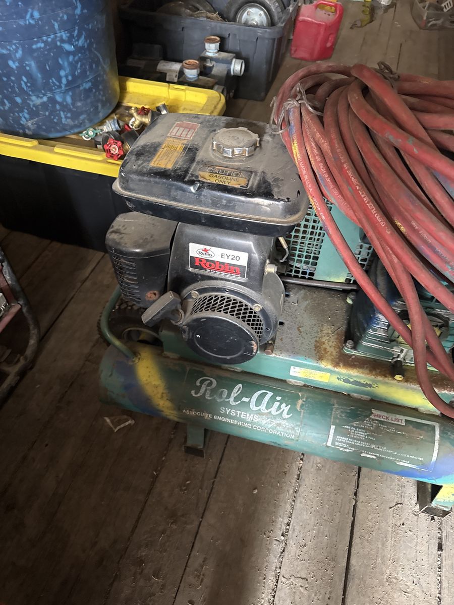 Rol-Air Systems Portable Air Compressor with Robin EY20 Engine