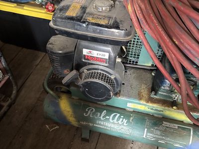 Rol-Air Systems Portable Air Compressor with Robin EY20 Engine