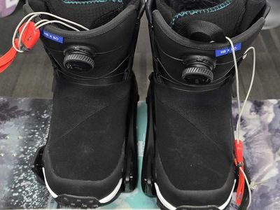 Used Burton Highshot X Step-on Snowboard Boot+Binding Womens 8(25/26)
