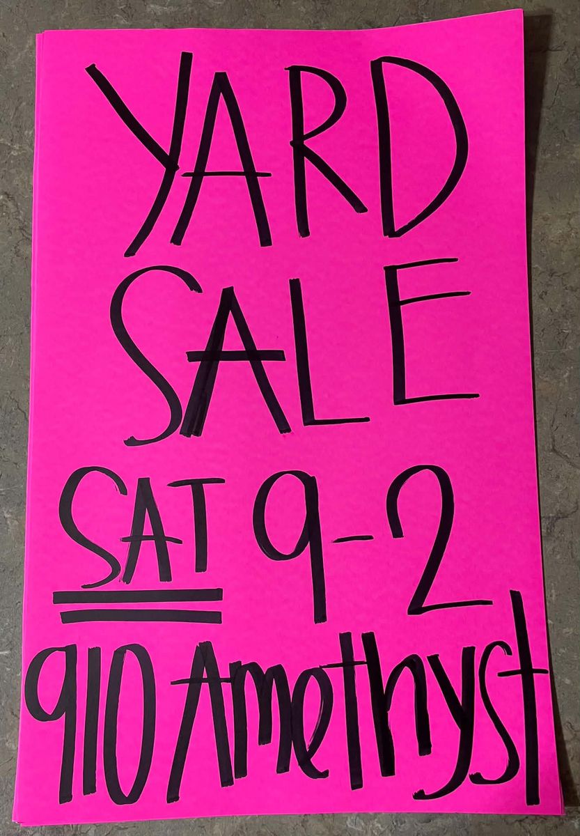 YARD SALE LAYTON SAT 29TH... 9AM-2PM