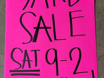 YARD SALE LAYTON SAT 29TH... 9AM-2PM