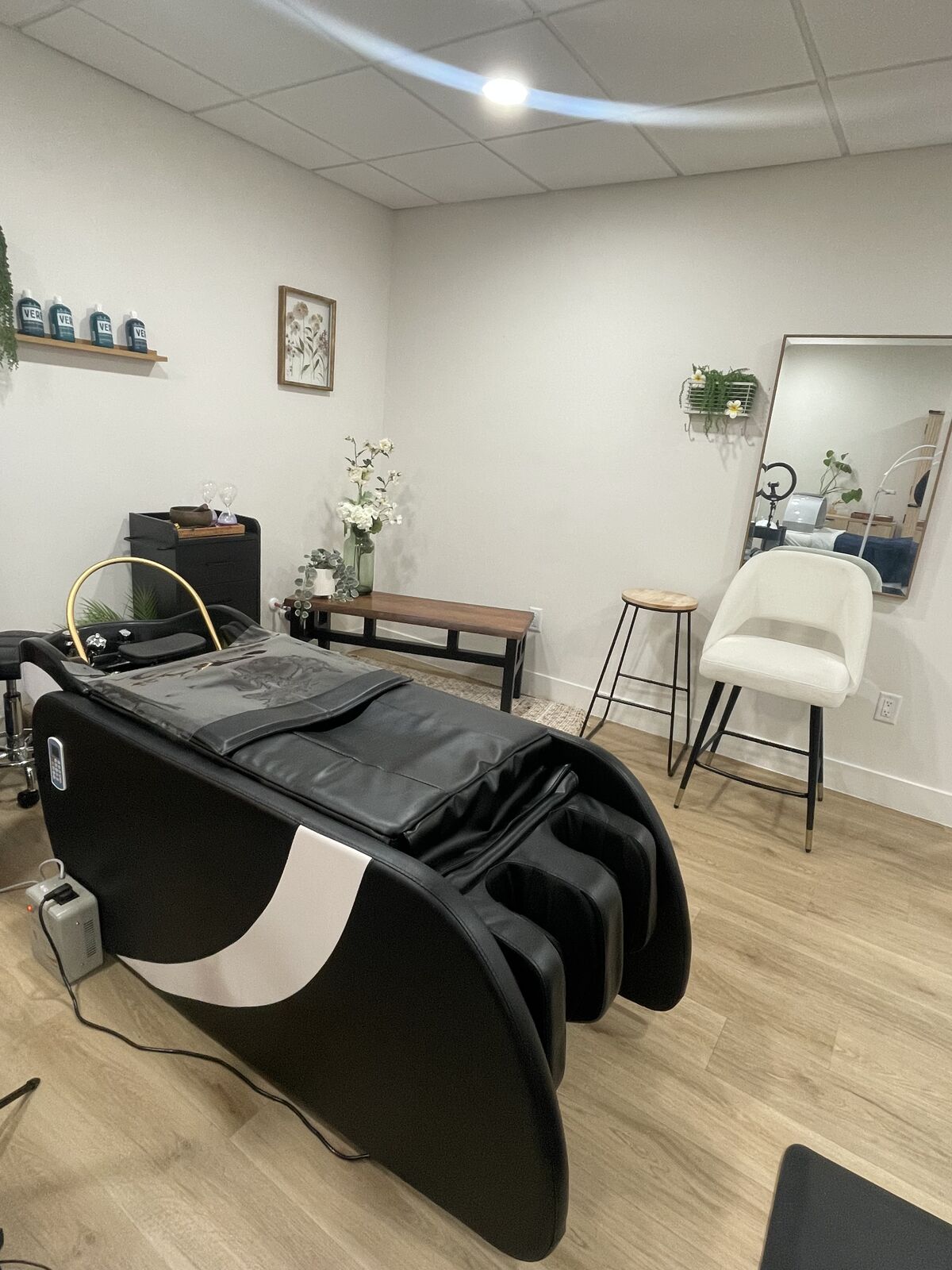 Orion XF401 HeadSpa bed with massage and heat shampoo electric Japanese head spa