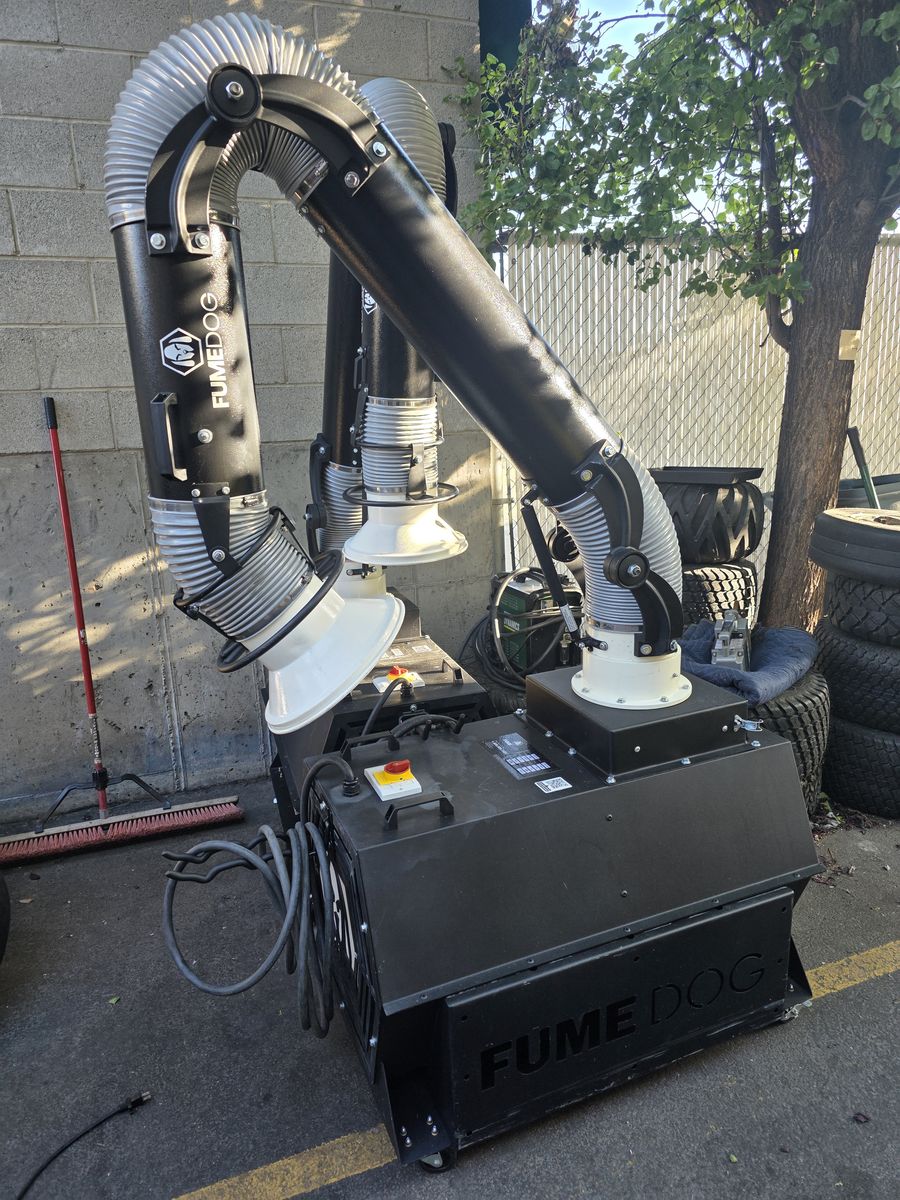Fume Dog Welding Fume Extractor Like New.  This has new filters and is in excellent clean condition.