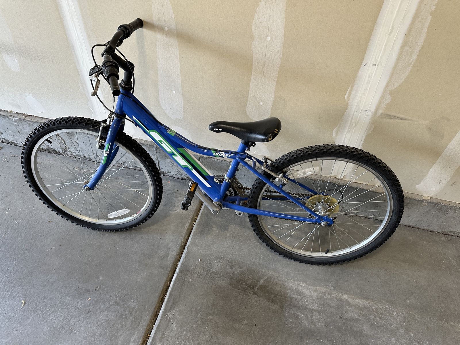 GT Aggressor Youth 20-inch Blue Mountain Bike