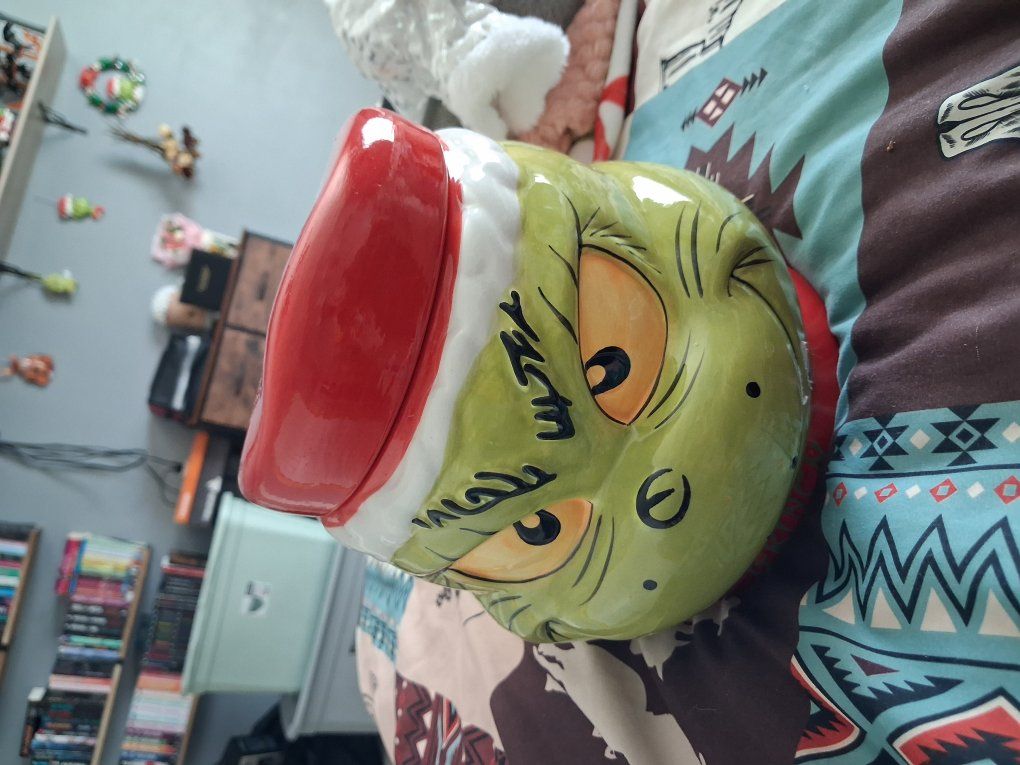 Grinch cookie jar