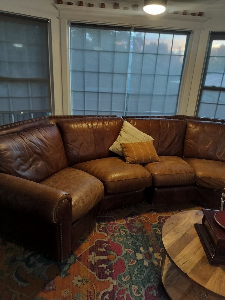 free leather couch
