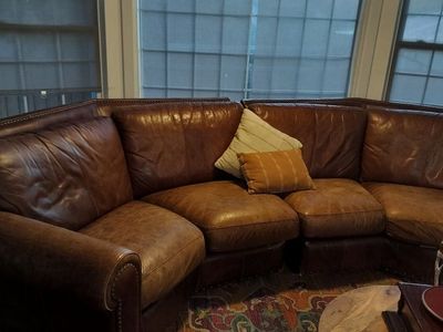 free leather couch