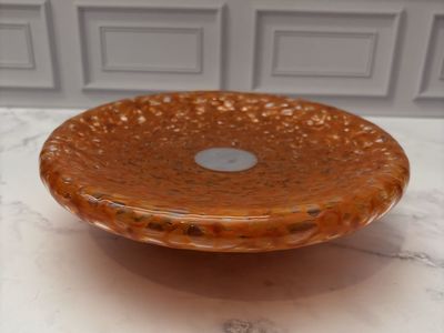 Signed O’Dell Art Glass Bowl