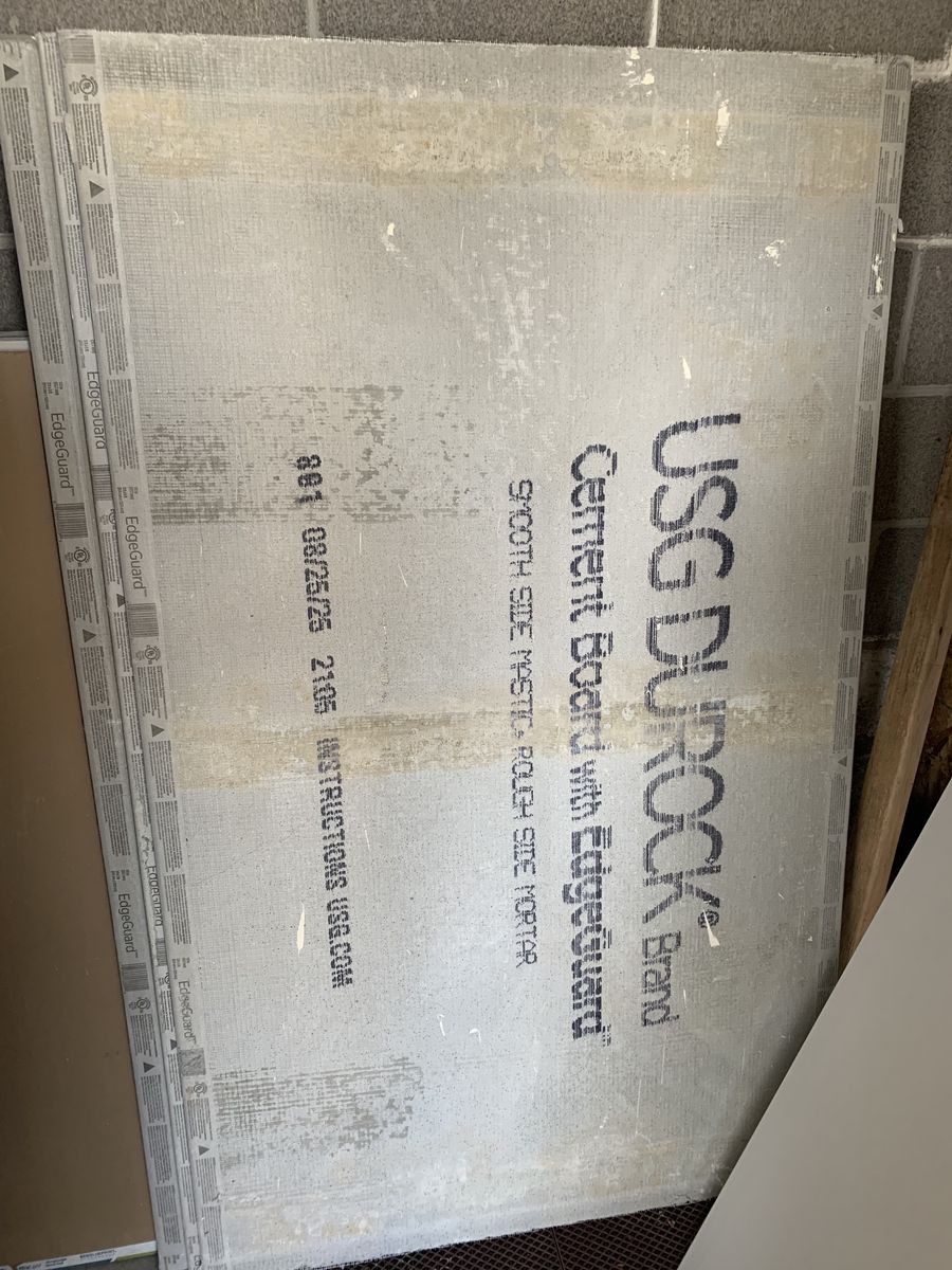 “New” Cement Backer BoardSheets- $10 Per Board