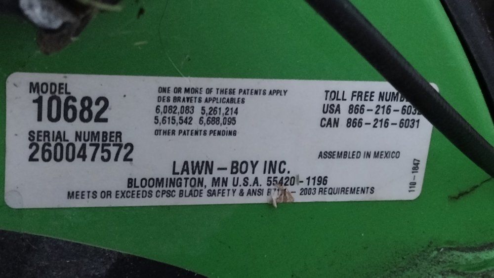 Lawn boy is in working condition but self propelle