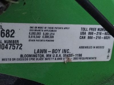 Lawn boy is in working condition but self propelle