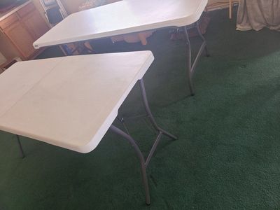 3 Lifetime tables 2 chairs