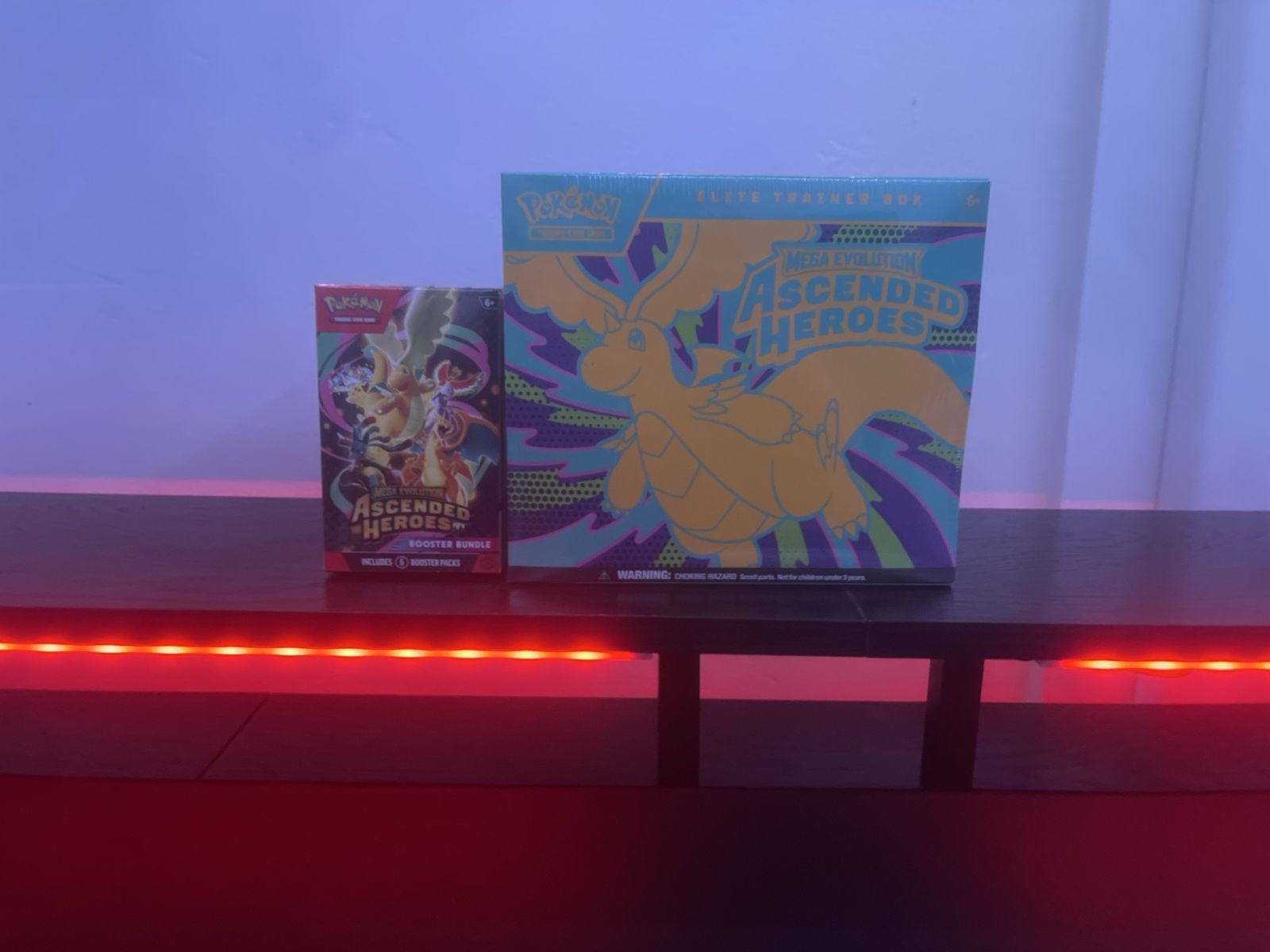 Pokemon TCG Mega Evolution Ascended Heroes Elite Trainer Box & Booster Bundle - Sealed