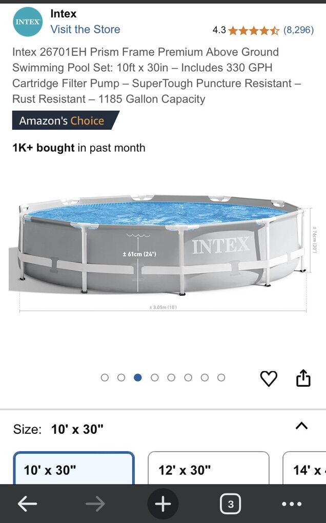 Intex Pool- NEW IN BOX