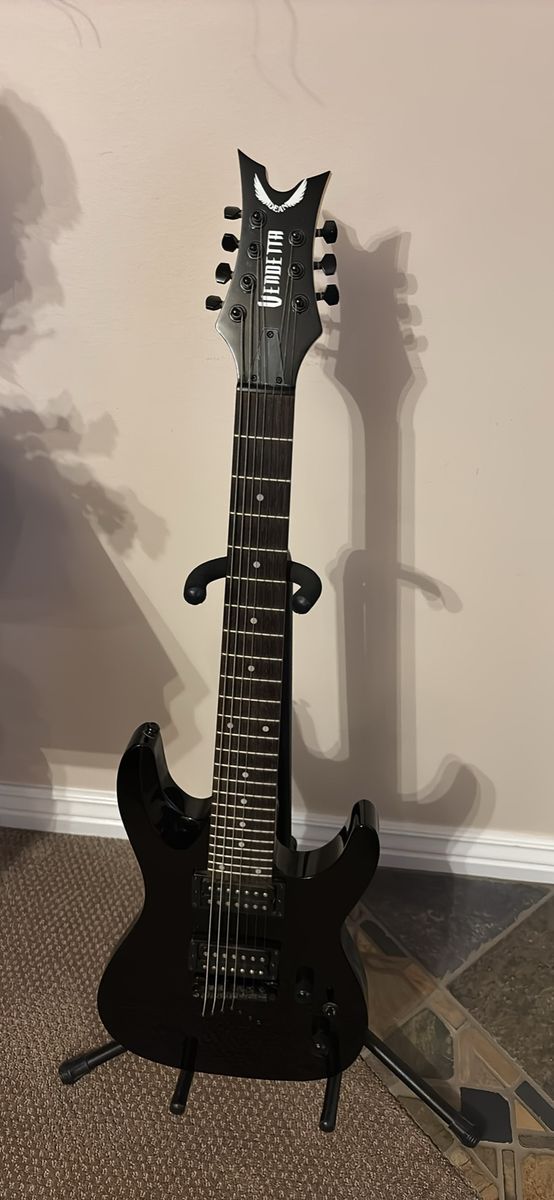 Dean Vendetta 7-String Electric Guitar Black