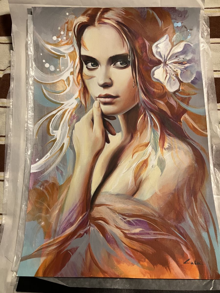 15 woman portrait painting ART