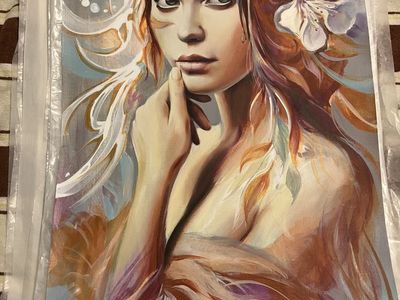 15 woman portrait painting ART