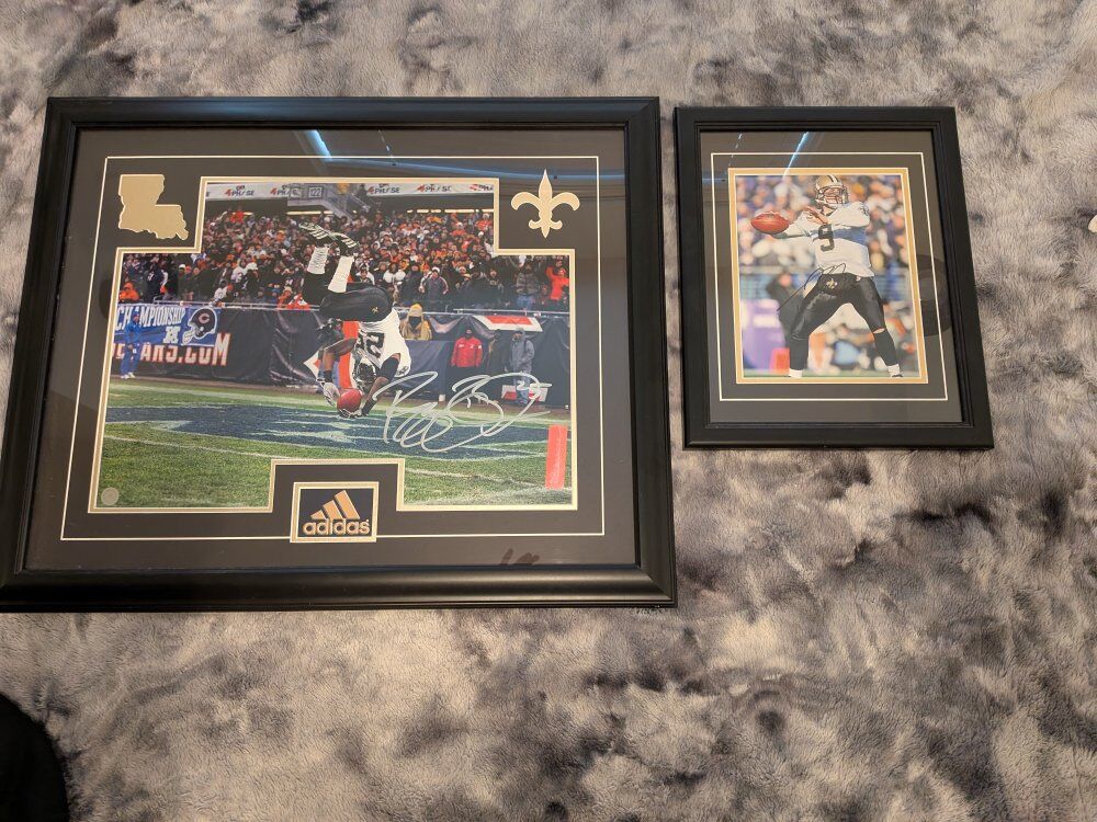 Saints Signed Reggie Bush Drew Brees