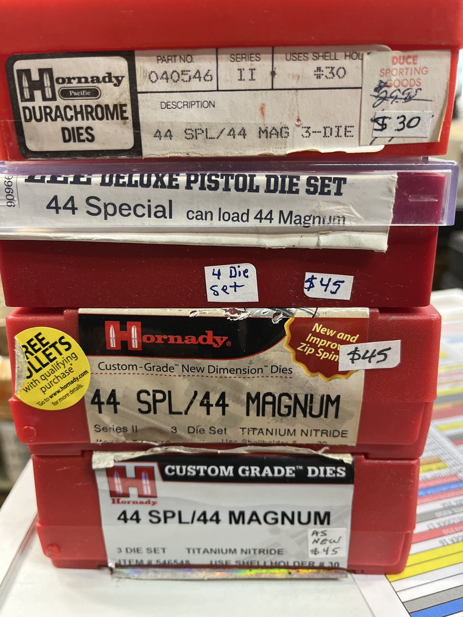 44 Sp/44Mag Die Sets.