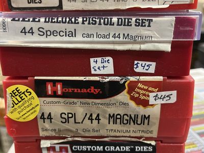 44 Sp/44Mag Die Sets.