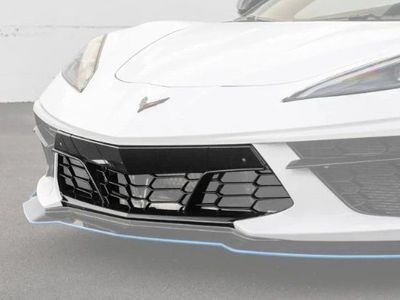 Corvette C8 Front Bumper Grille Mesh and Lip - Gloss Black, Aftermarket Upgrade