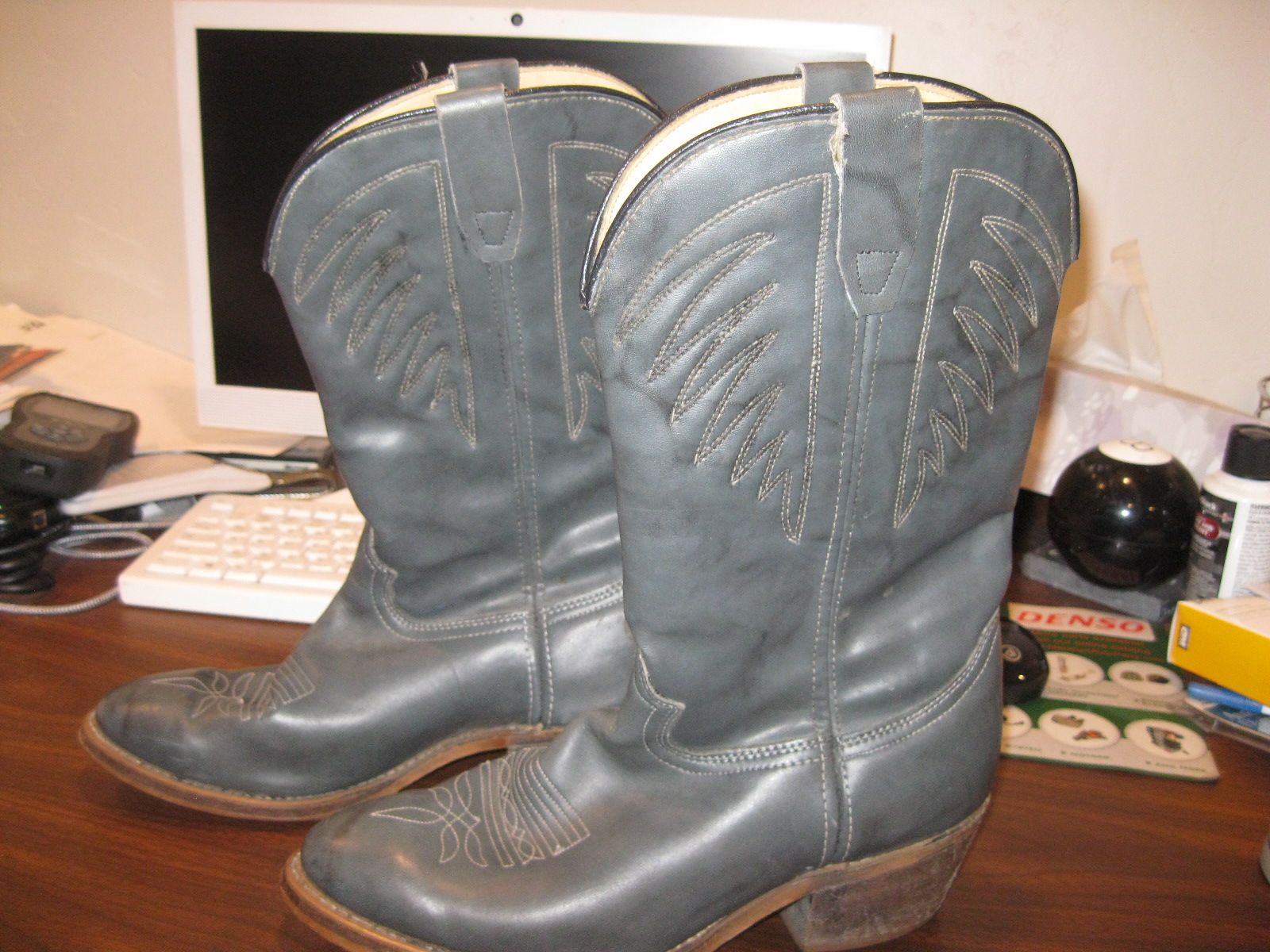 Gray Durango Cowboy Boots 10