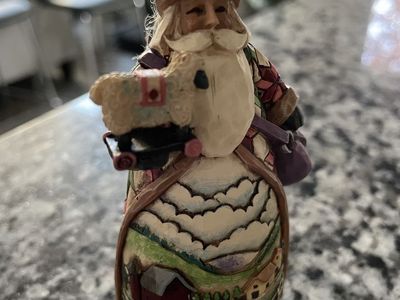 Jim Shore Santa With Scenes Ornament