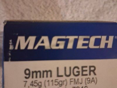 Magtech 9mm Luger ammunition