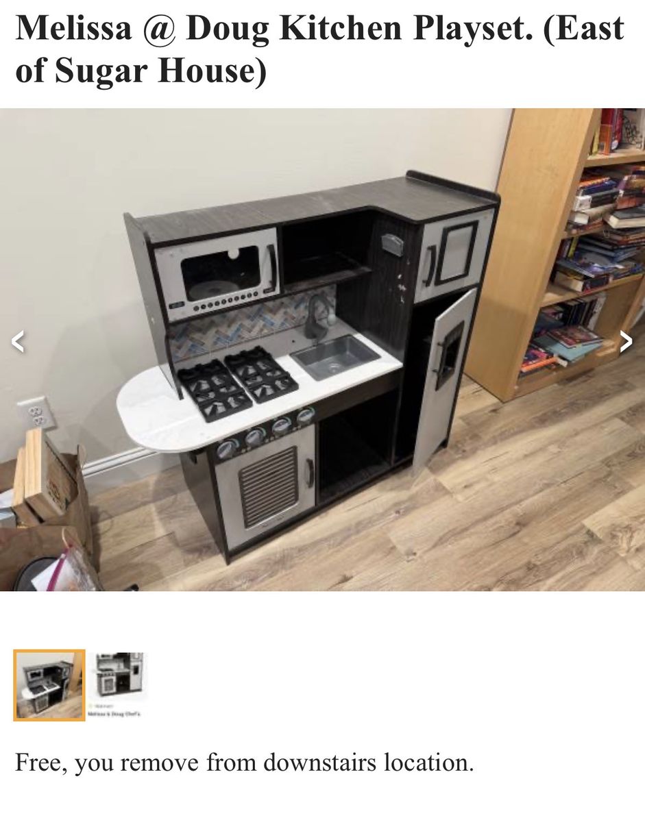 Melissa & Doug Kitchen Playset FREE