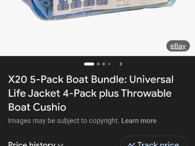 X20 5-Piece Boat Bundle - 4 Adult Life Jackets