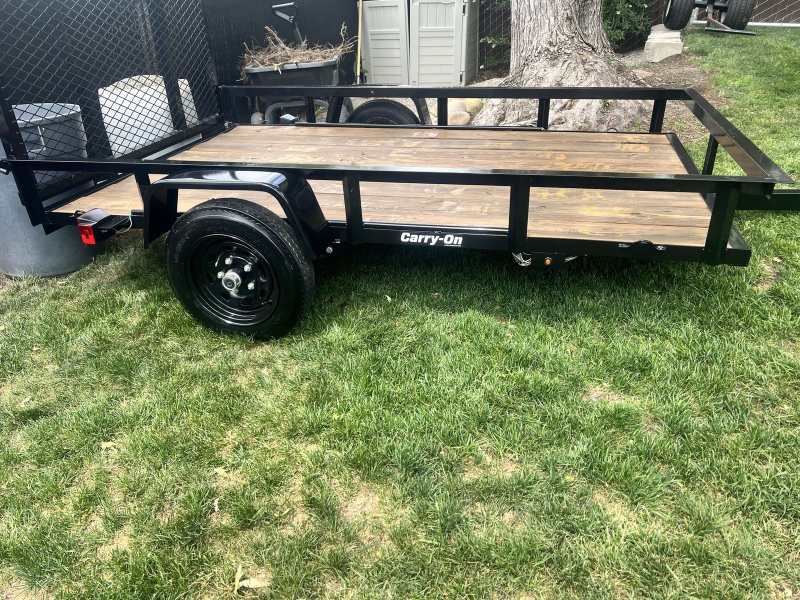 Carry-On 5x8 Utility Trailer w/ Rear Gate – Ready to Work