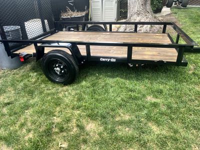 Carry-On 5x8 Utility Trailer w/ Rear Gate – Ready to Work