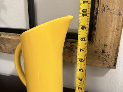 10" Yellow Pitcher