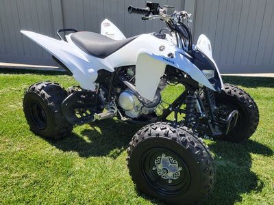Yamaha YFM 125 Raptor White ATV Quad - Used Excellent Condition