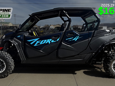 2025 CFMOTO ZFORCE 950 Sport 4 – Street Legal – 301 Miles