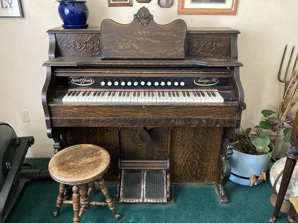 Lyon & Healy Oak Pump Organ