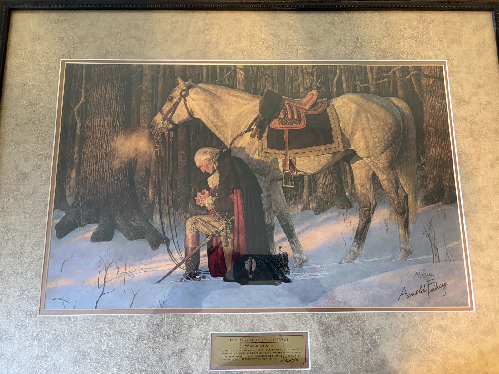 George Washington Prayer at Valley Forge