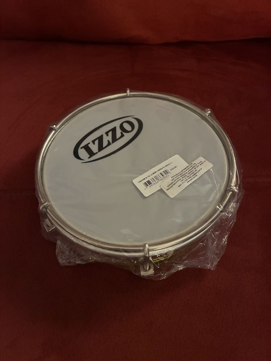 Izzo 6” Aluminum Gold Colored Tamborim Frame Drum