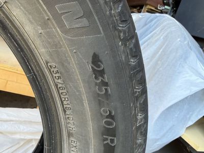 4 Used Michelin 235/60R18 107H Extra Load Radial Tubeless Tire - Used