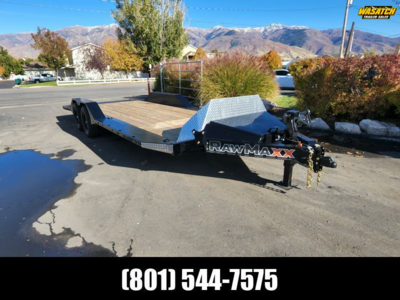 2026 RawMaxx 22' SLX 14K Car Hauler Flatbed Trailer