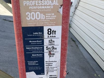 Werner 8’ ladder
