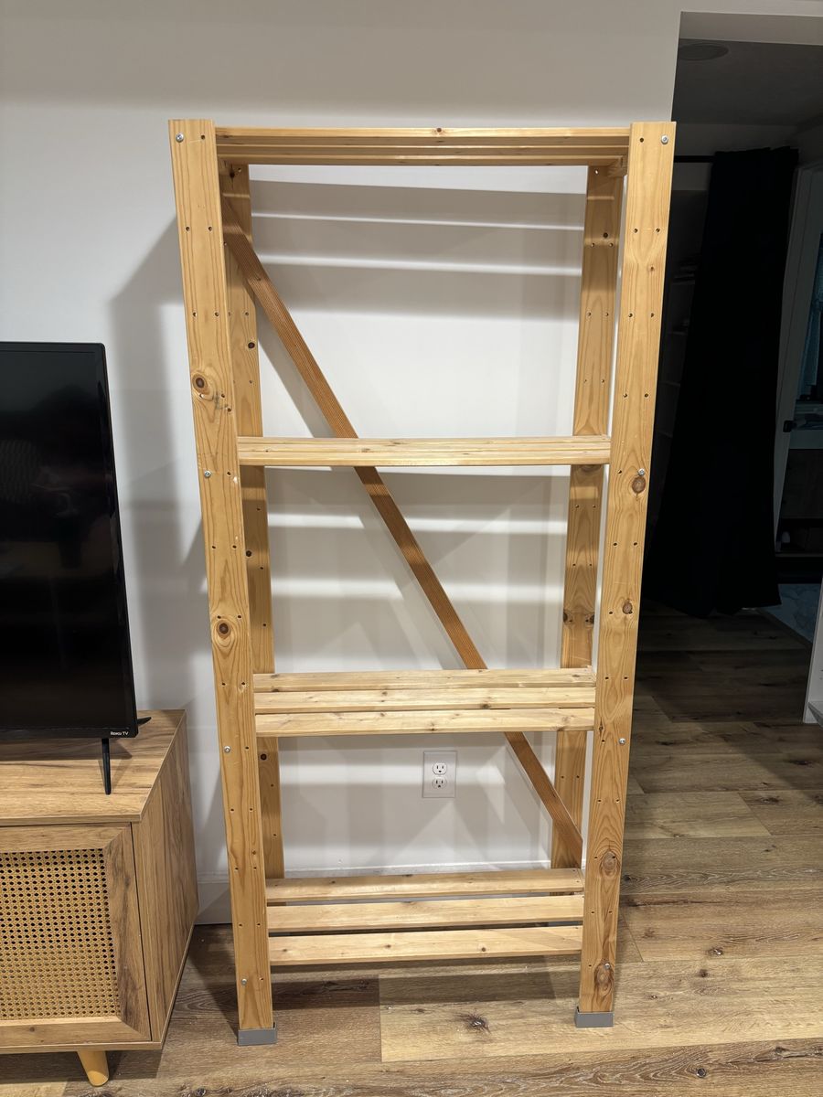 Wooden Bookshelf