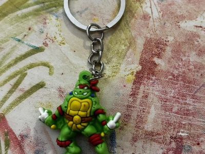 Rafael Teenage Mutant Ninja Turtles Keychain