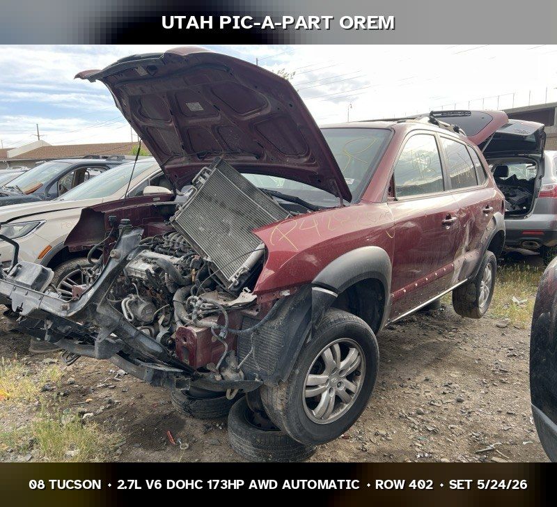 2008 Hyundai Tucson Parts - UTPAP Orem