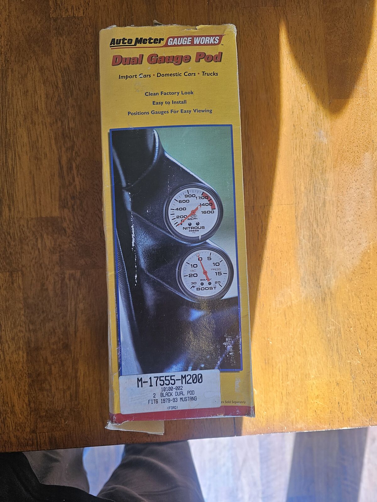 AutoMeter Pillar Gauge Pods for 1979-1993 MUSTANG