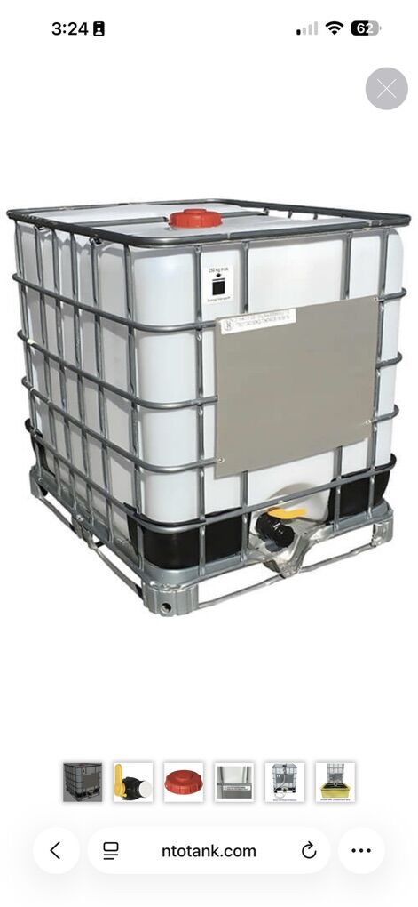 265 Gallon/1000 Liters IBC totes