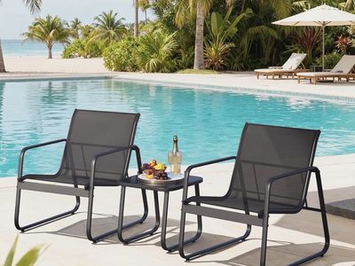 ️ 3-Piece Patio Conversation Set — Brand New