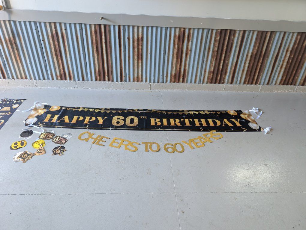60 birthday party decor / signs