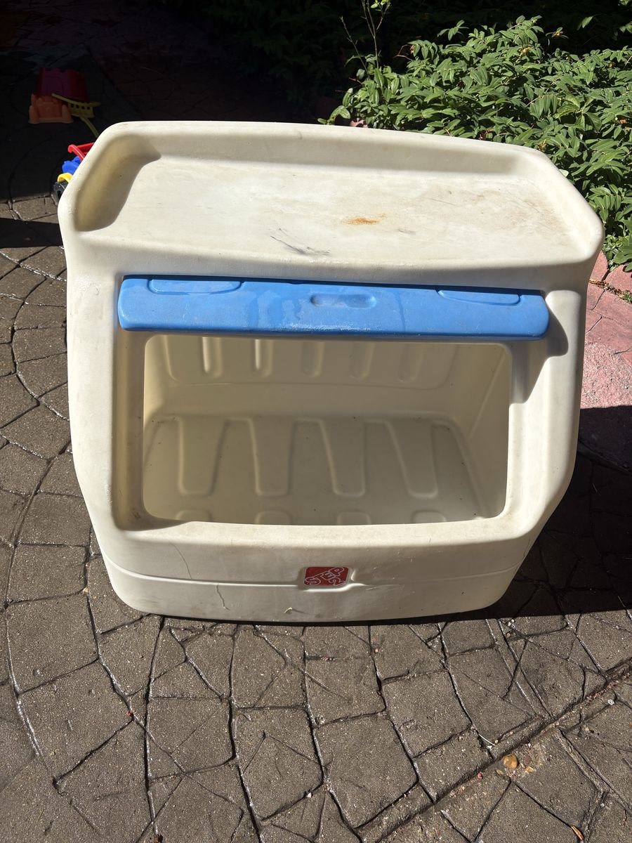 Backyard Toy Clean-out: Step2 Chest, Turtle Sandbox, Scooter, Tonka & Little Tikes (Will Separate)